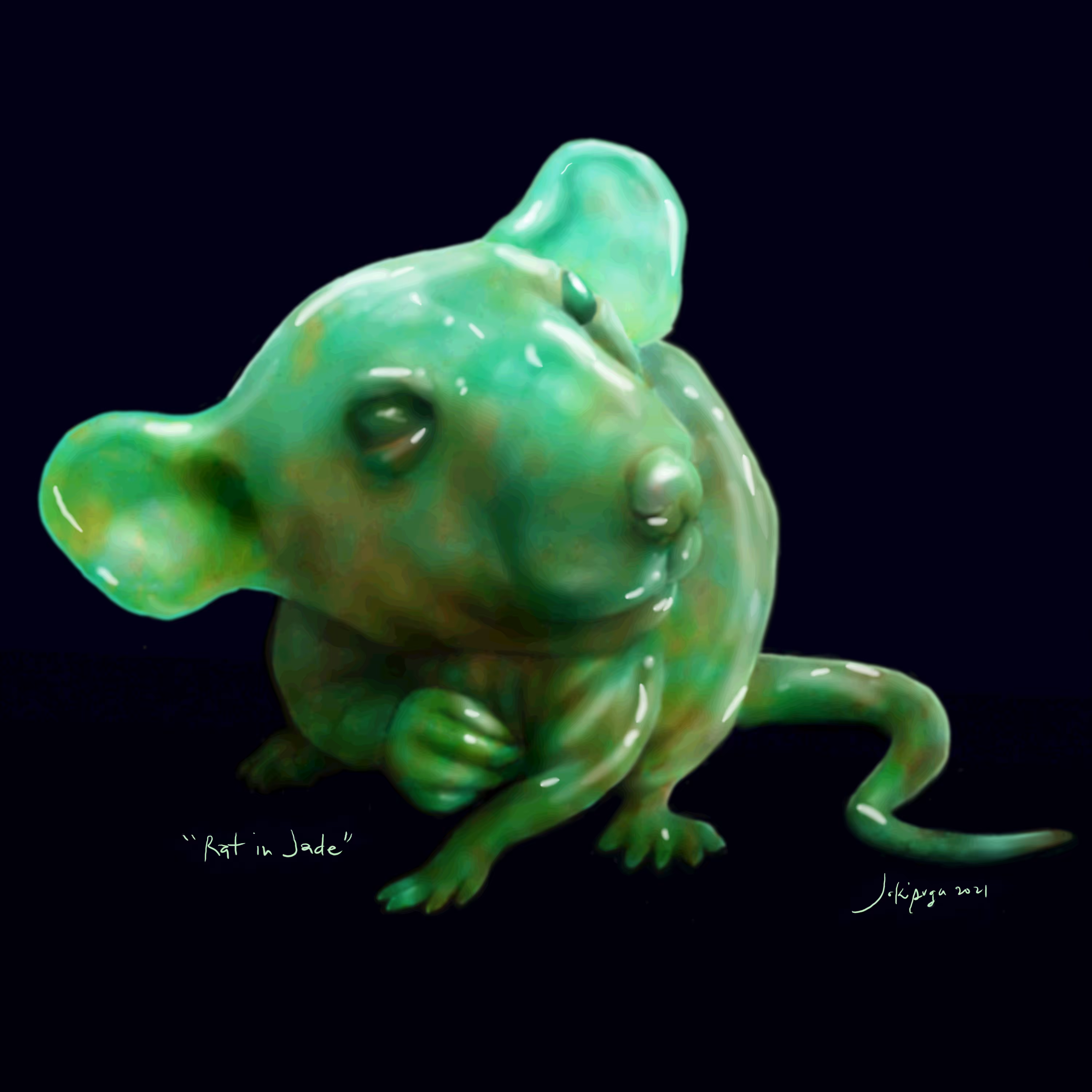 rat in jade