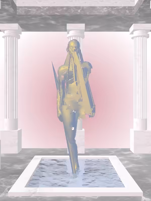 HeavenComputer: The Plotting Sunlit Cobalt Woman #7641