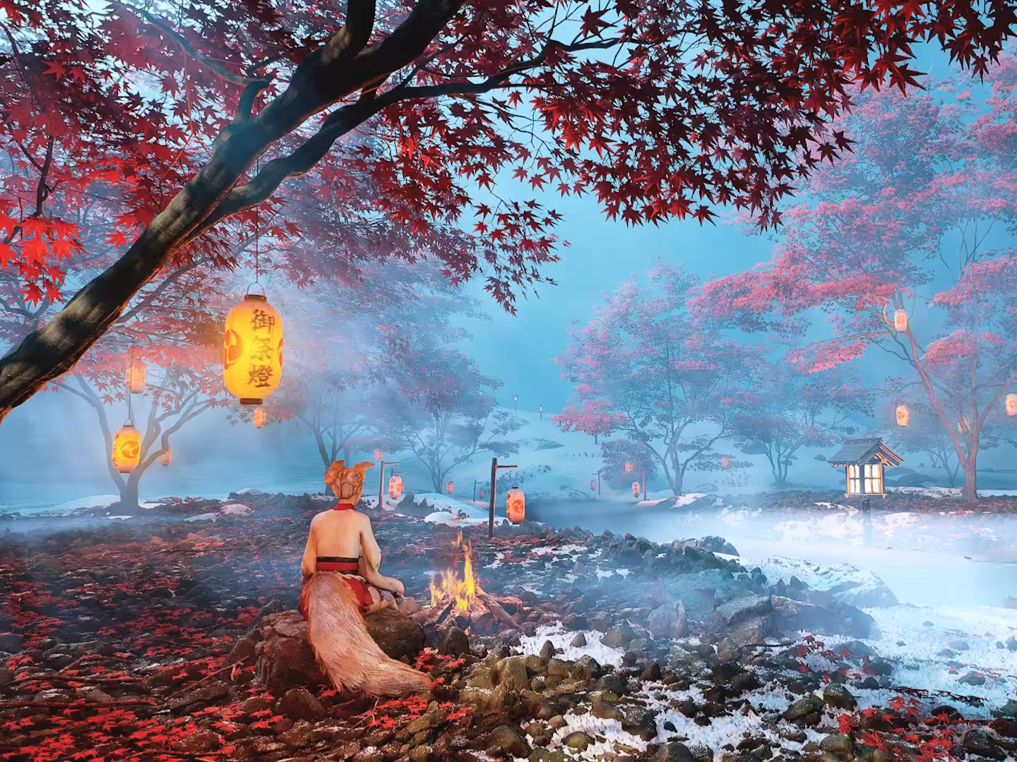 A moonlight night