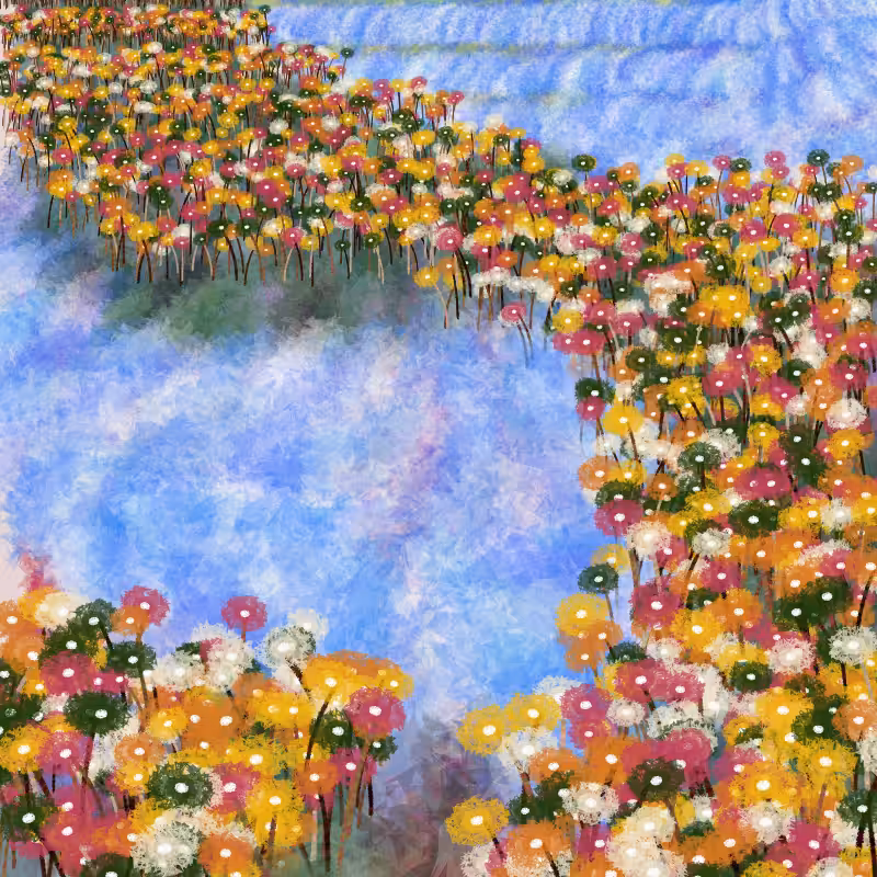 Floral Landscape #16