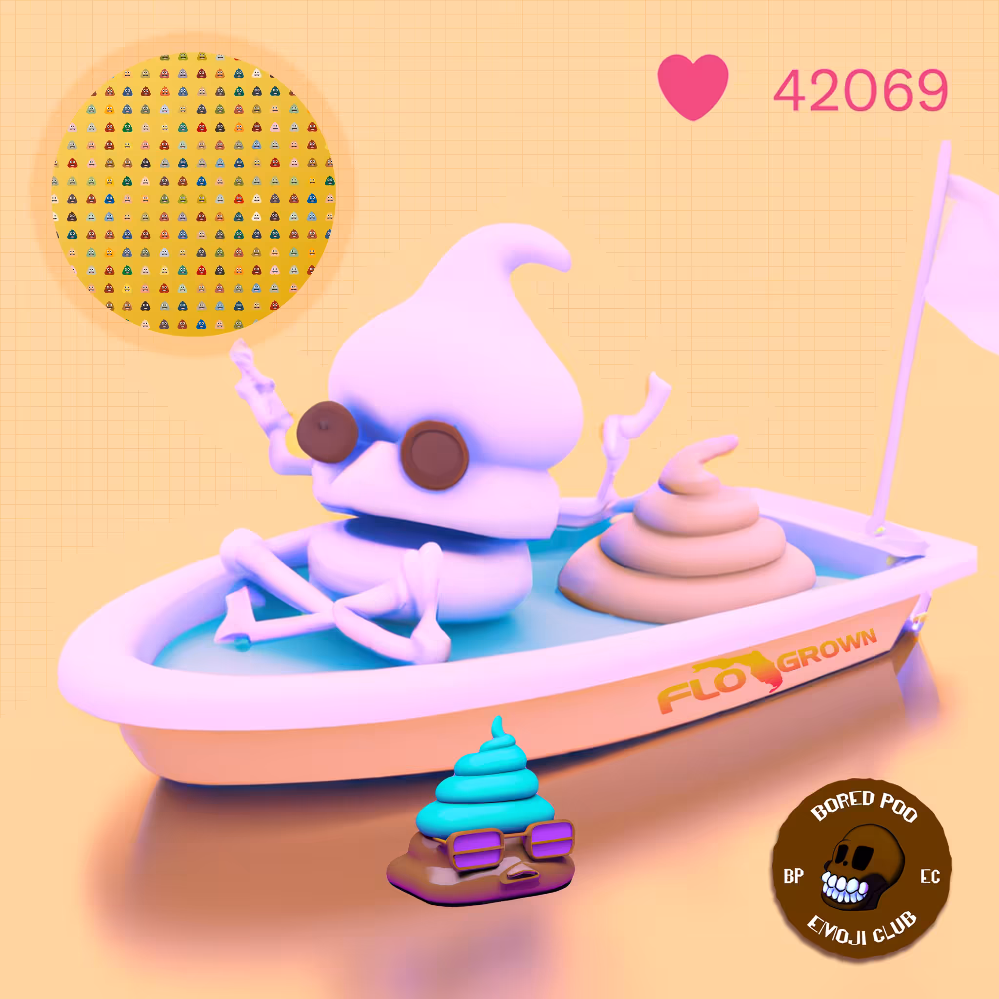 Bored Poo Emoji Club