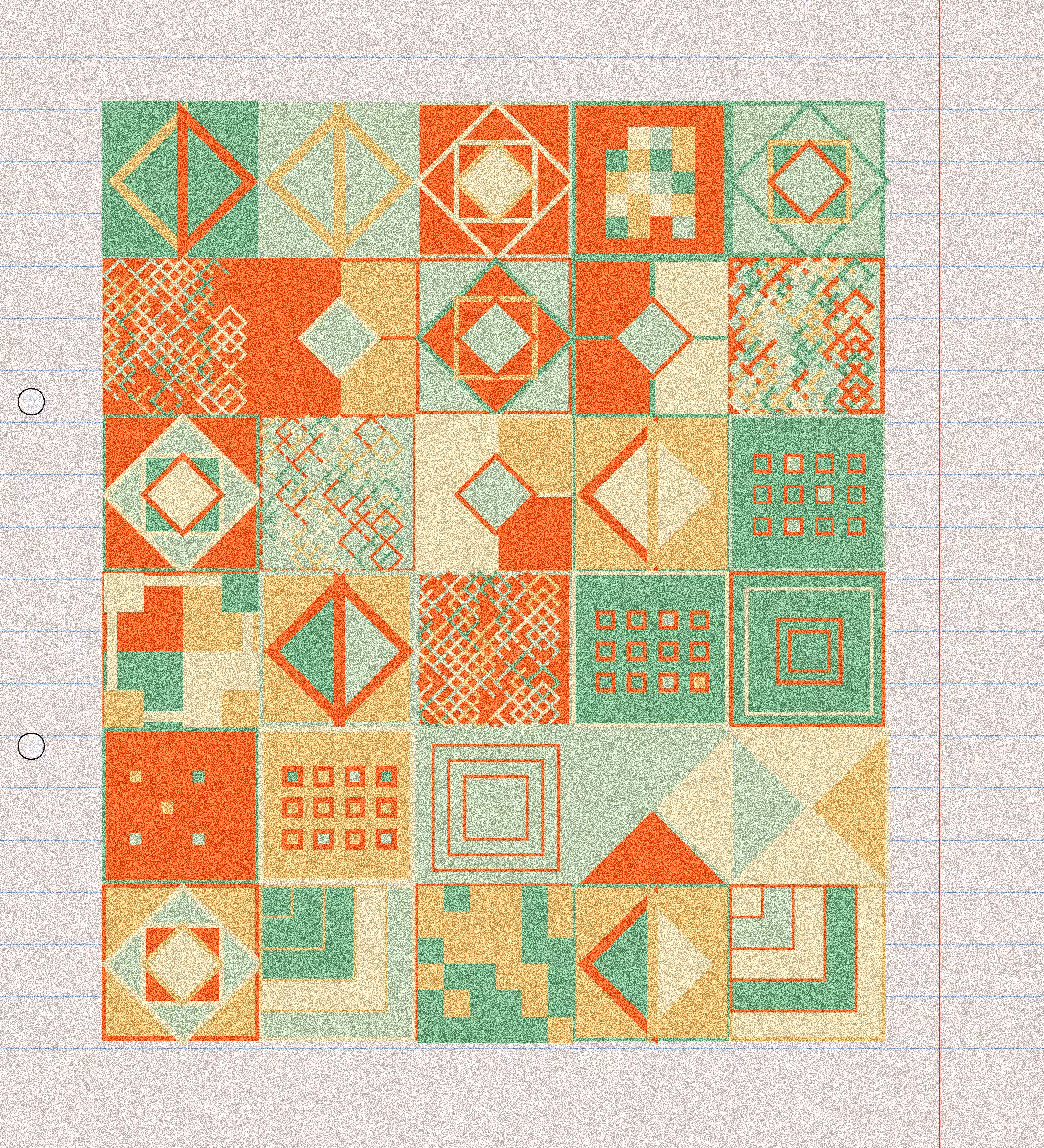 sketchbook page 8: annoying grid #21