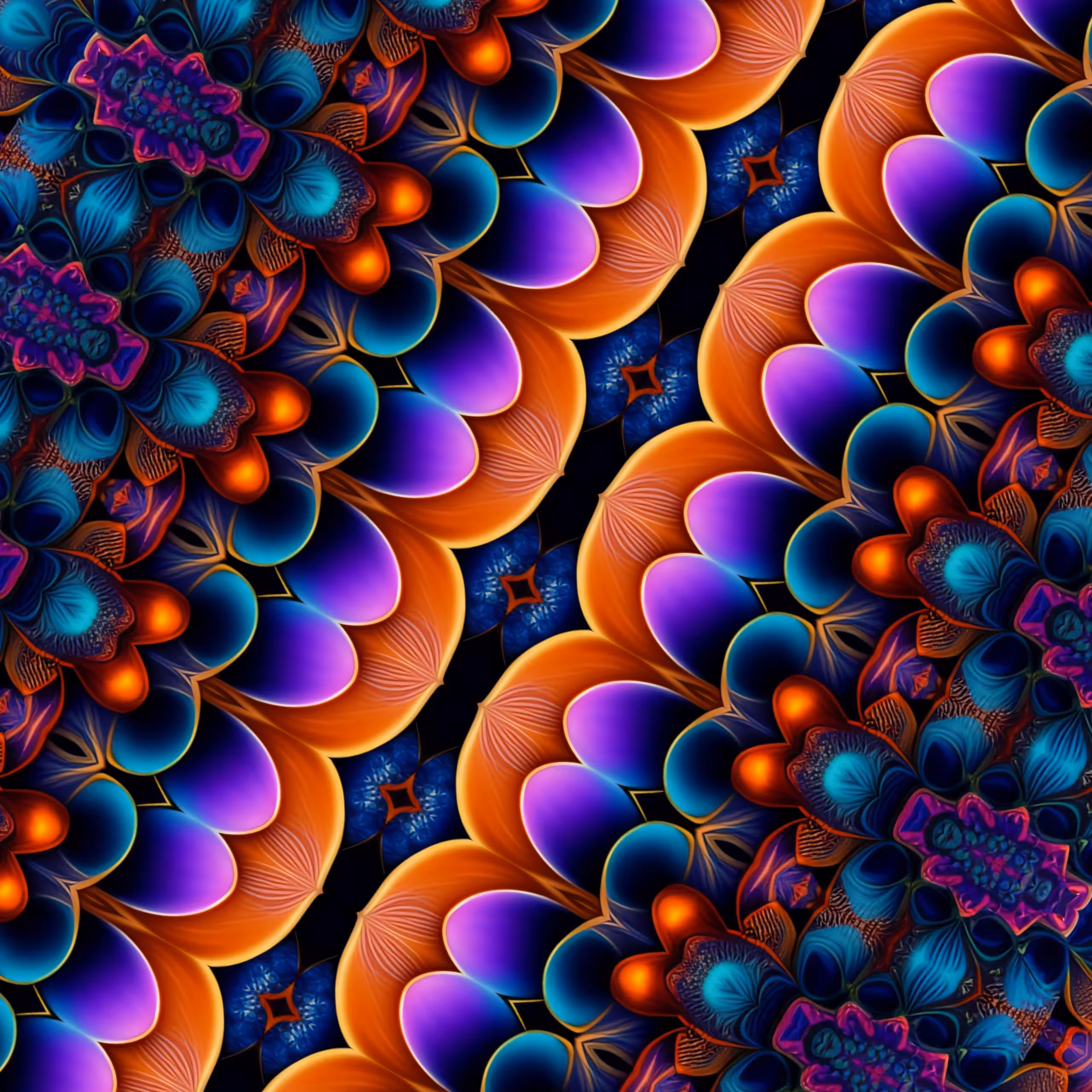 Matrix Flowers #7