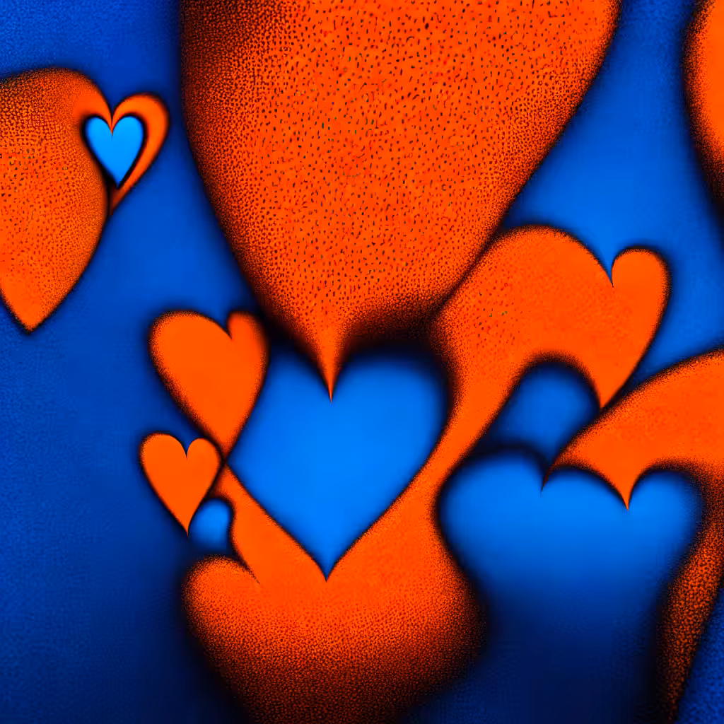 BLUE AND ORANGE
