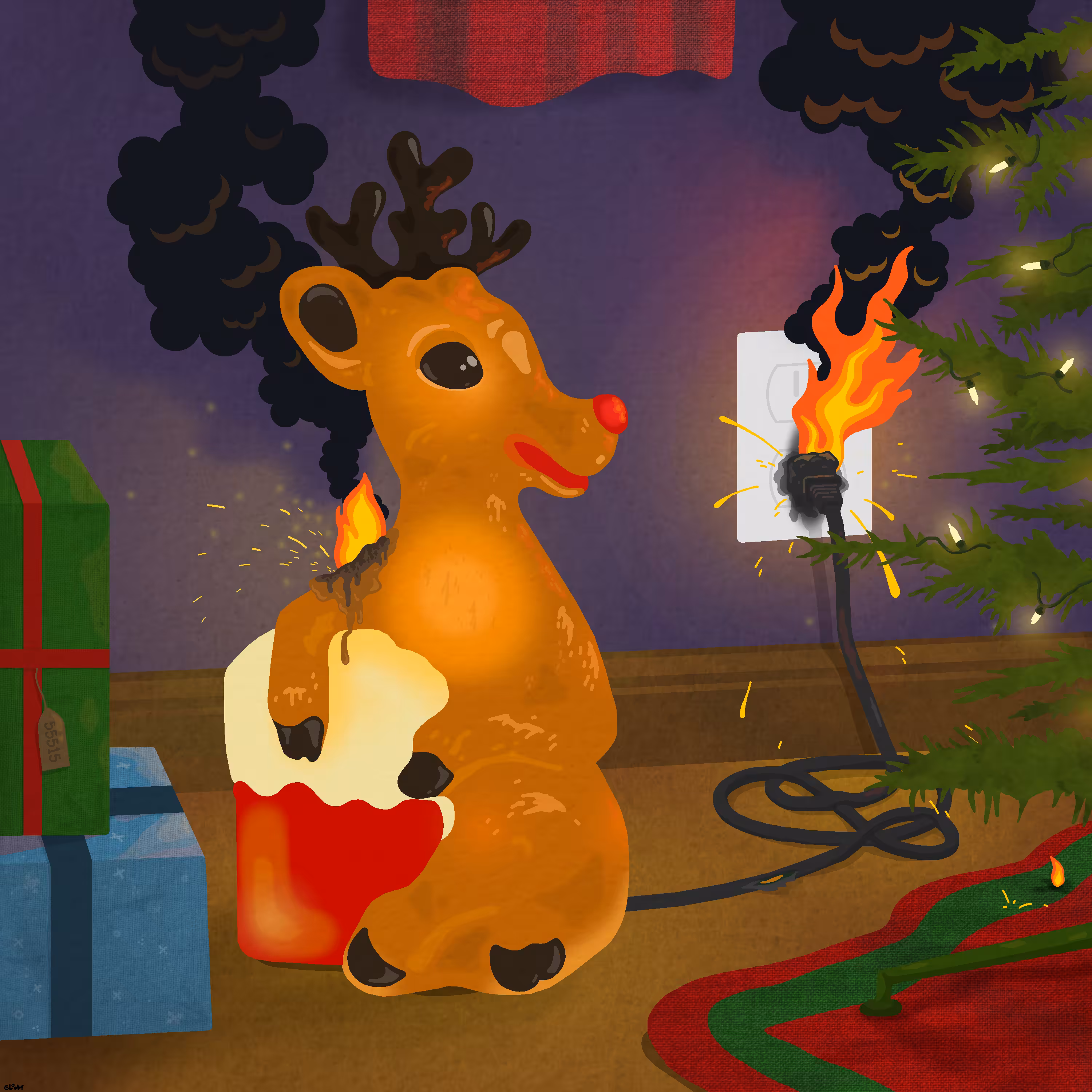 Vintage Christmas Decoration Causes House Fire