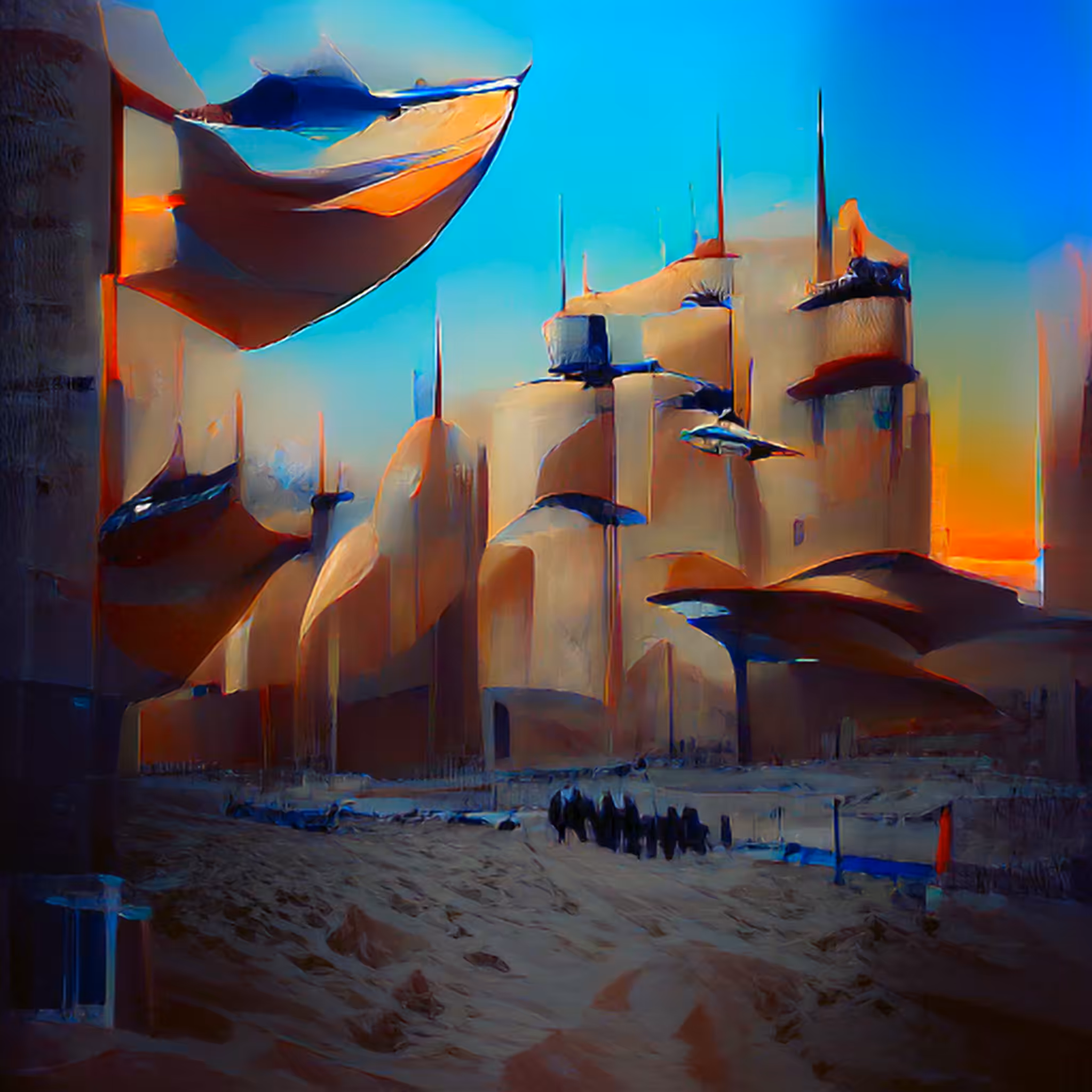 Dune. Sand. Arrakis....VQGAN+CLIP