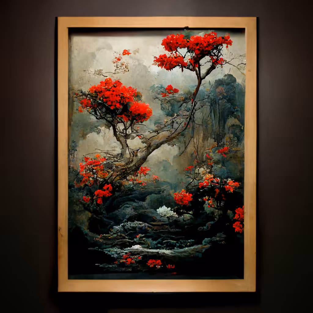 Mountains and trees #2