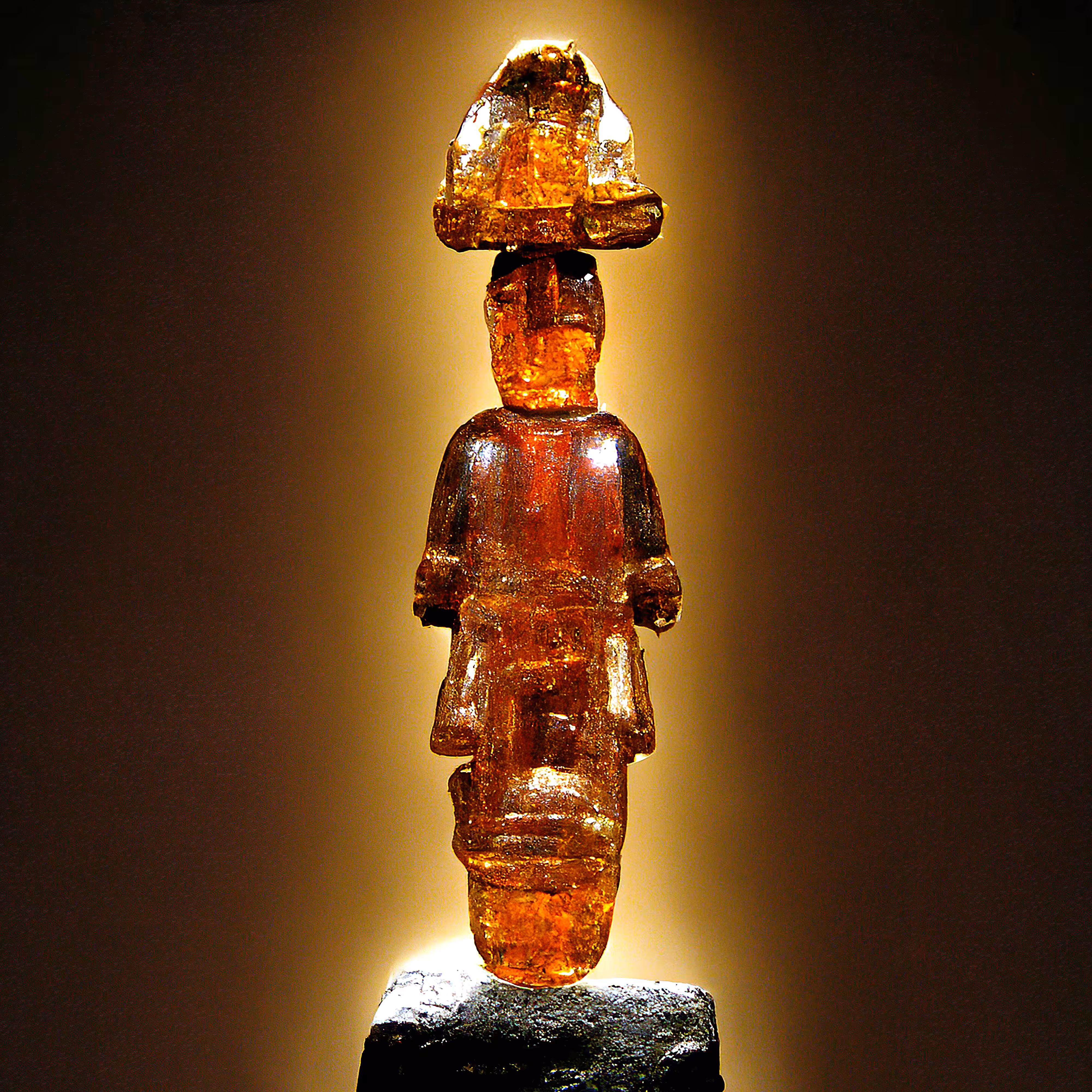 MetaMuseum: Amber Inca Totem