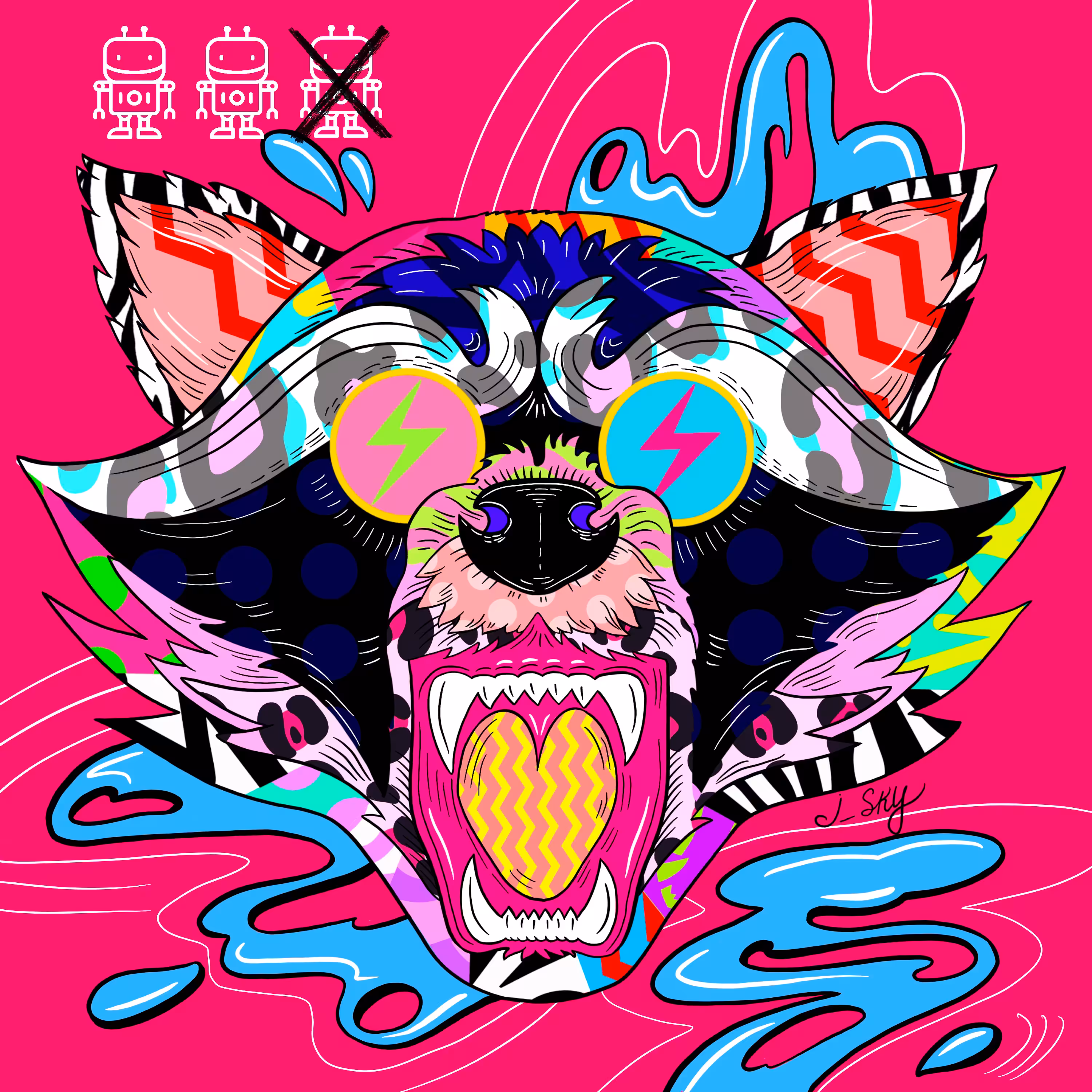 CRYPTORACCOON BY J_SKY