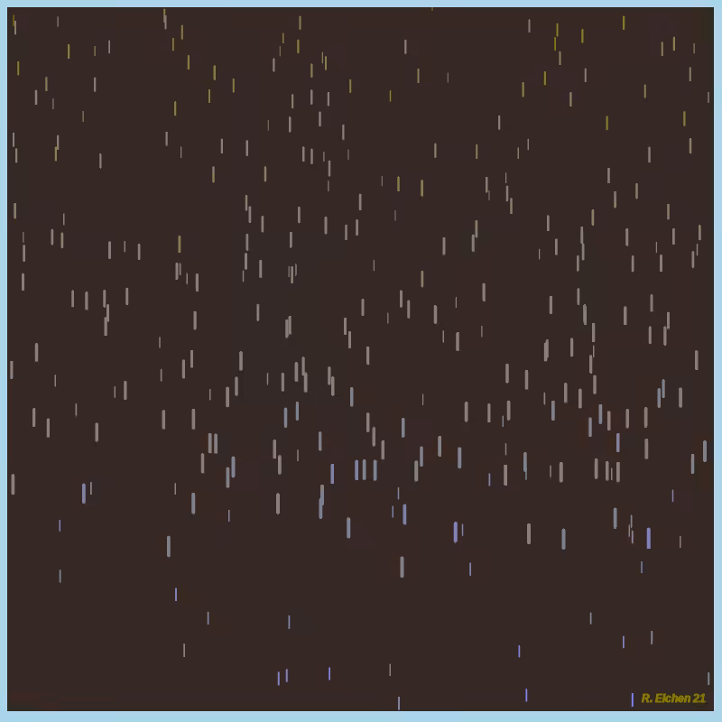 Rainfall in the dark #1