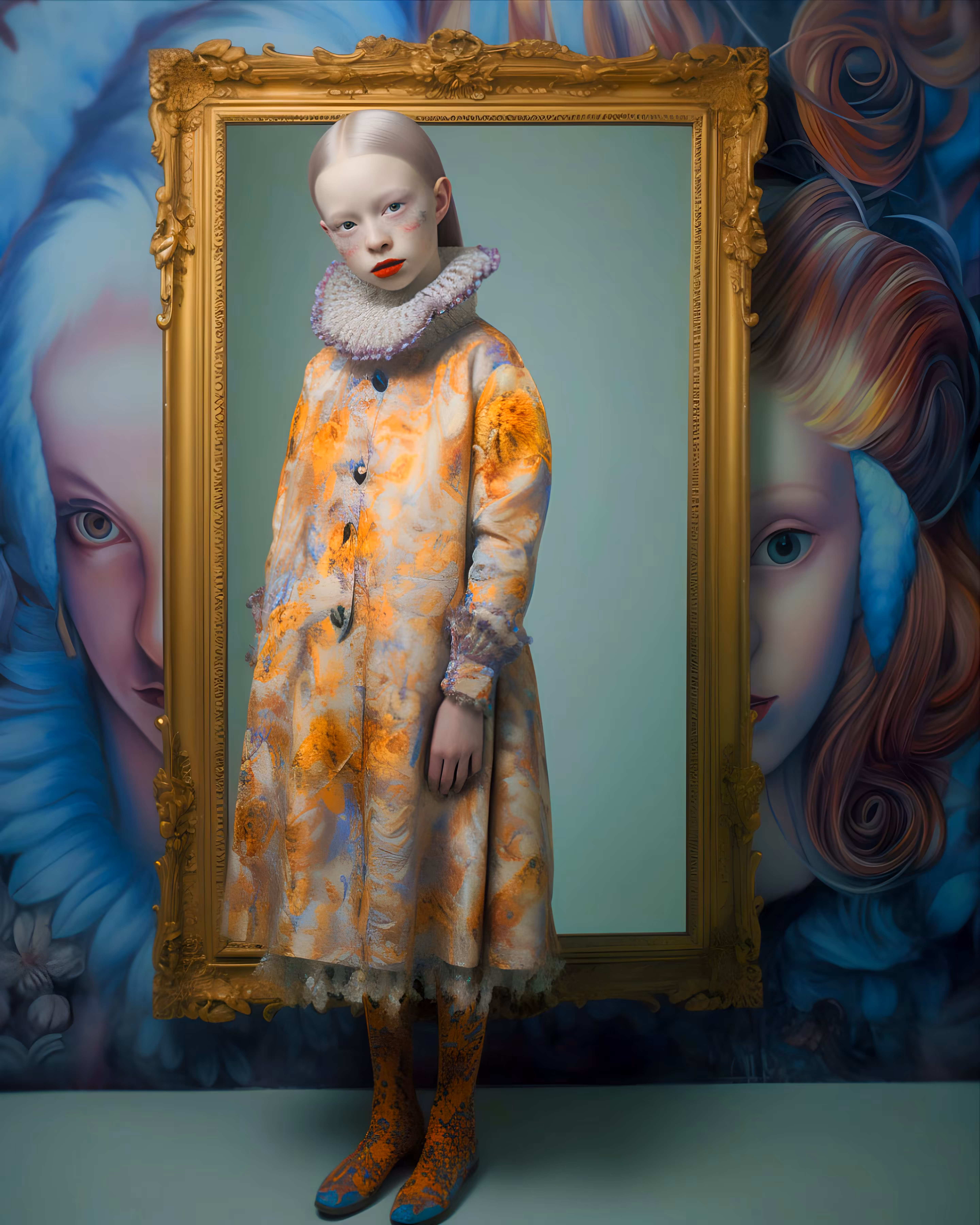 The girl outside the mirror