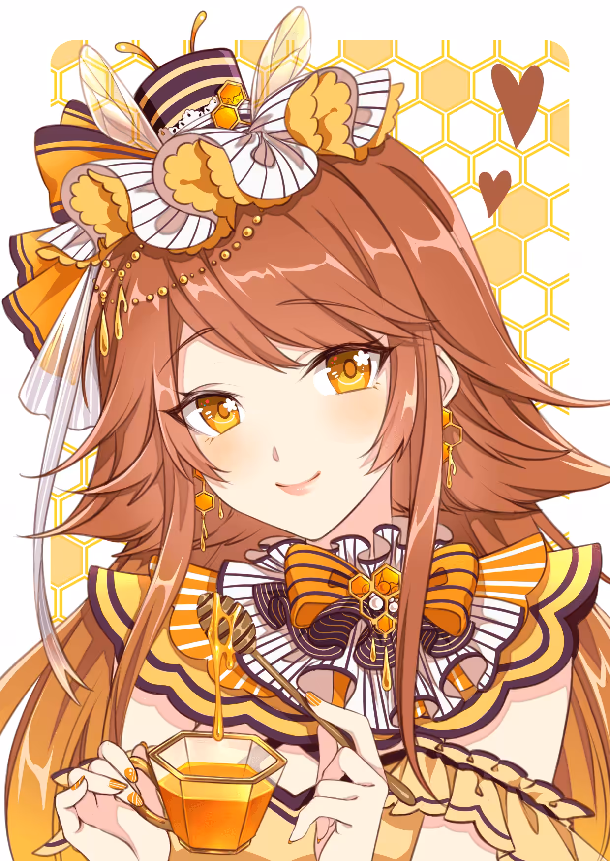 #017 Lolita girl with honey