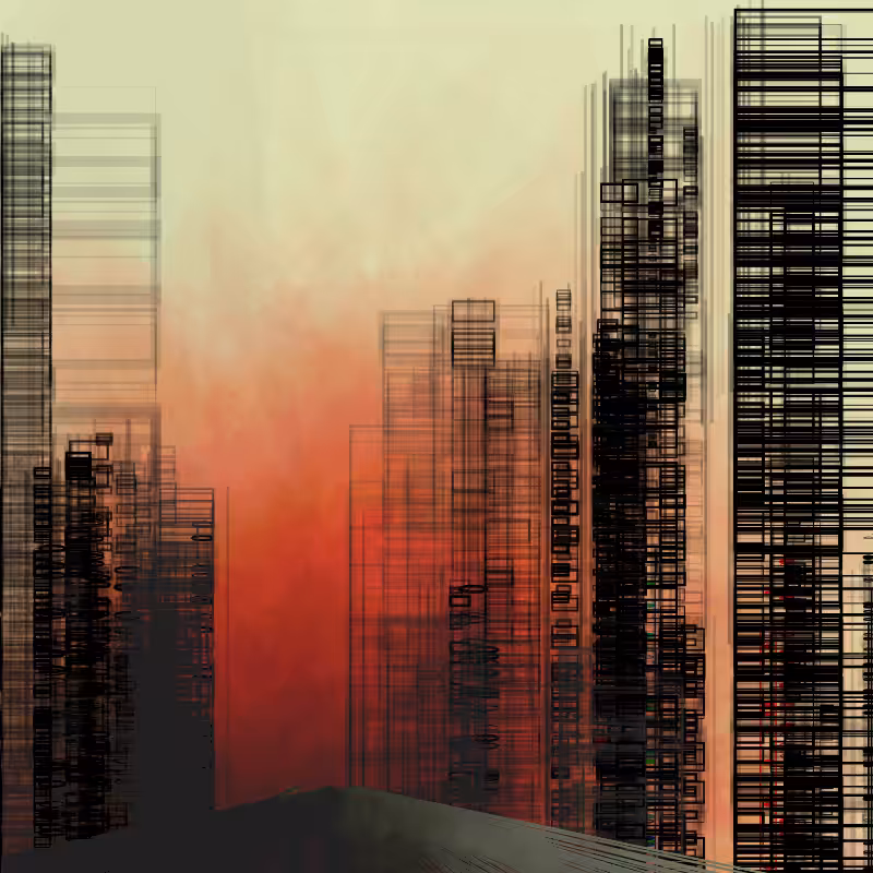 Contemporary building sketches #97