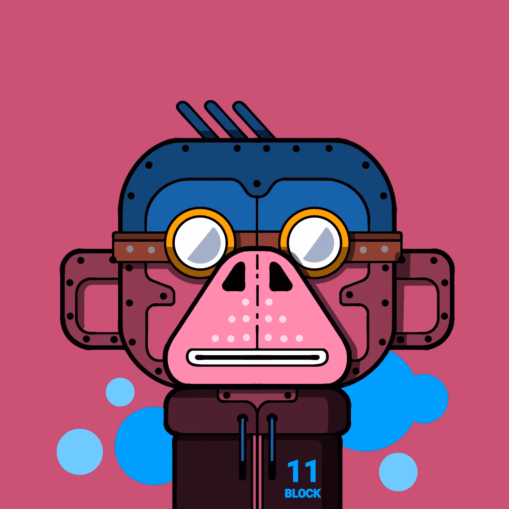 monkey block #011