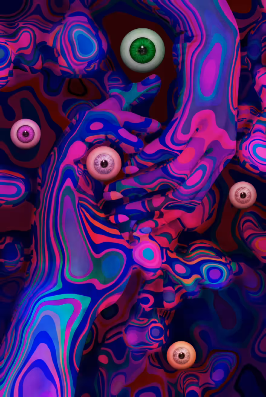 Psychedelic Mysterious Eyes