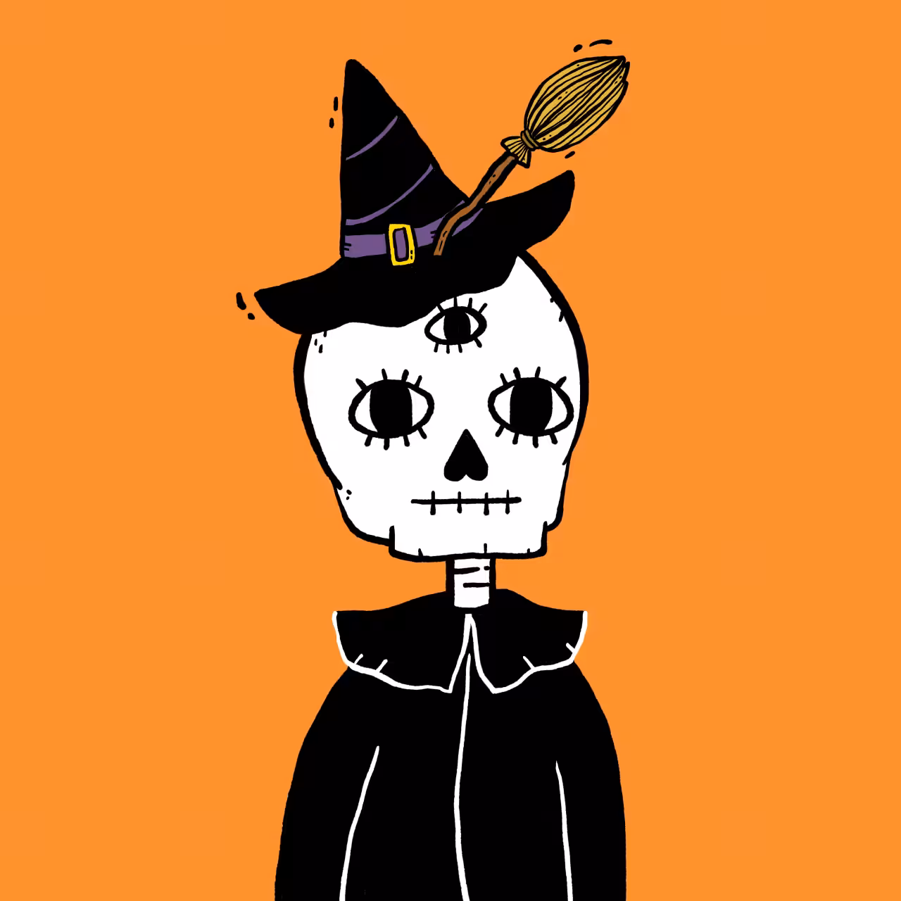 #125 Skele-witch