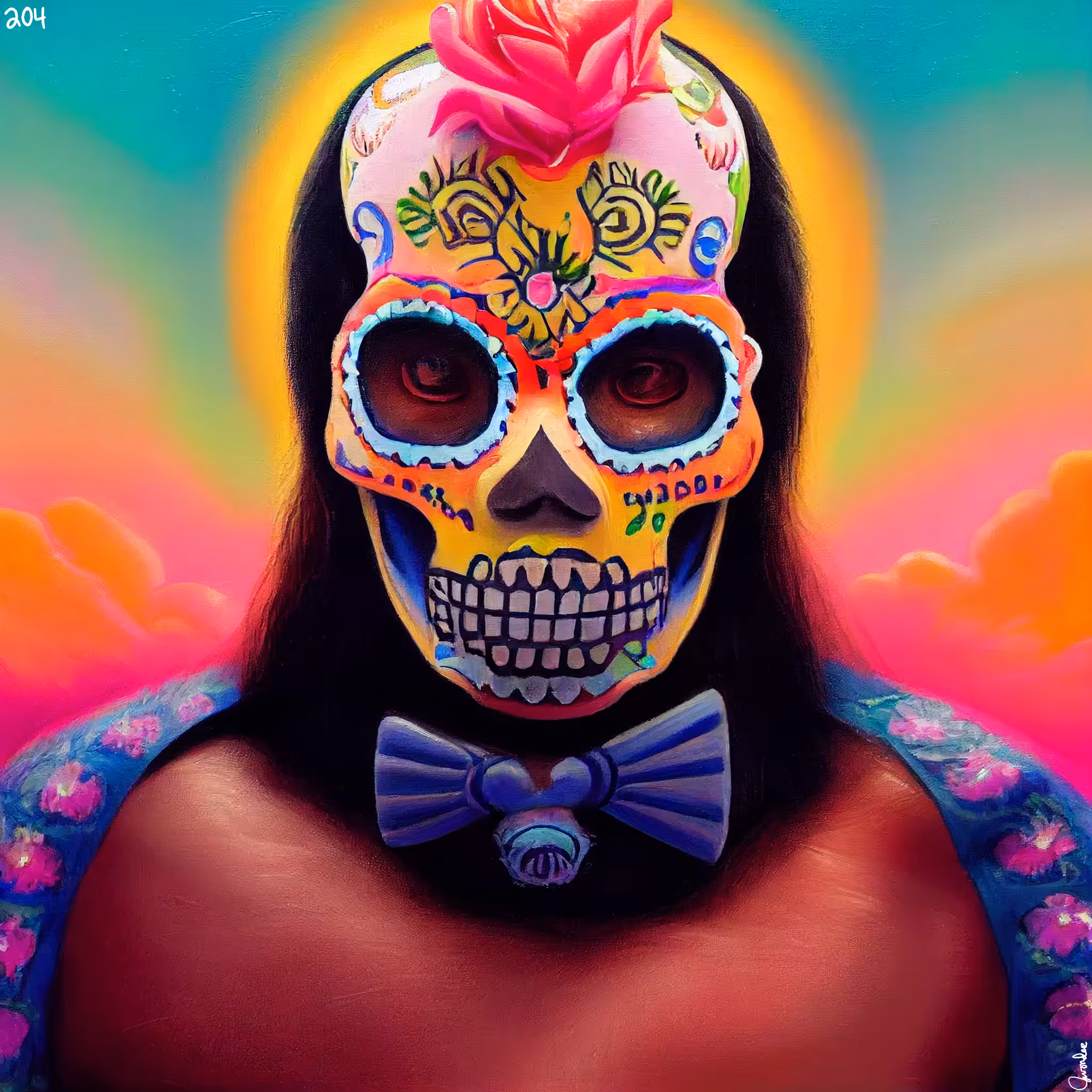 sugar skull #204