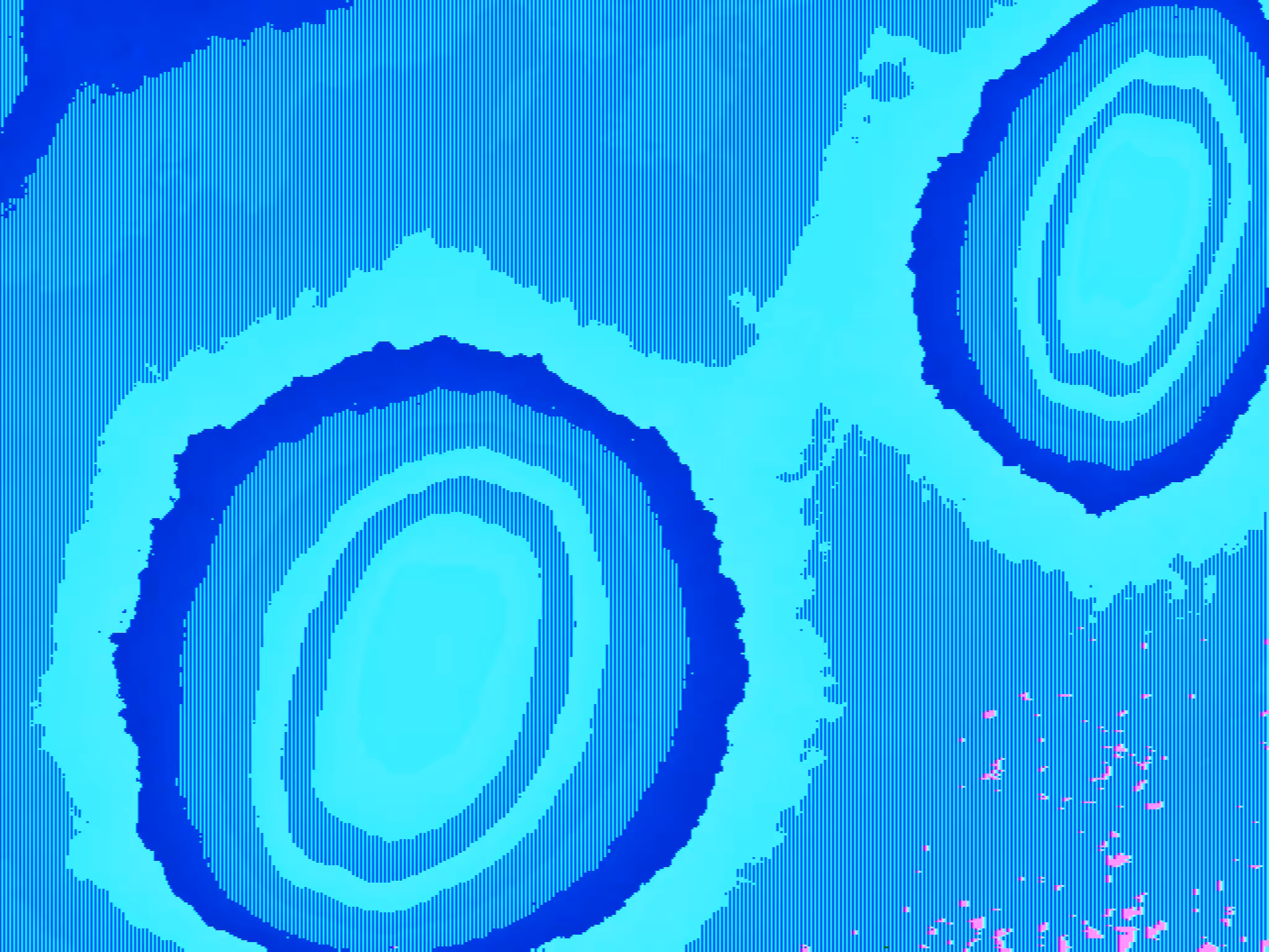 Blue Target Floor