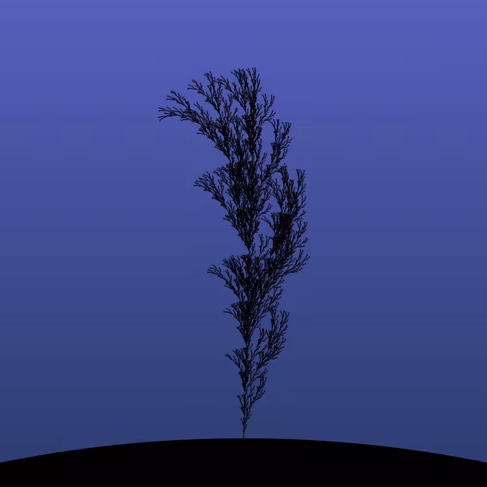 Fractal-Lsystem Tree #92