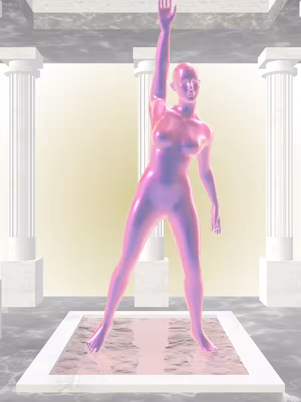 HeavenComputer: The Jazzy Magnetic Magenta Woman #3970
