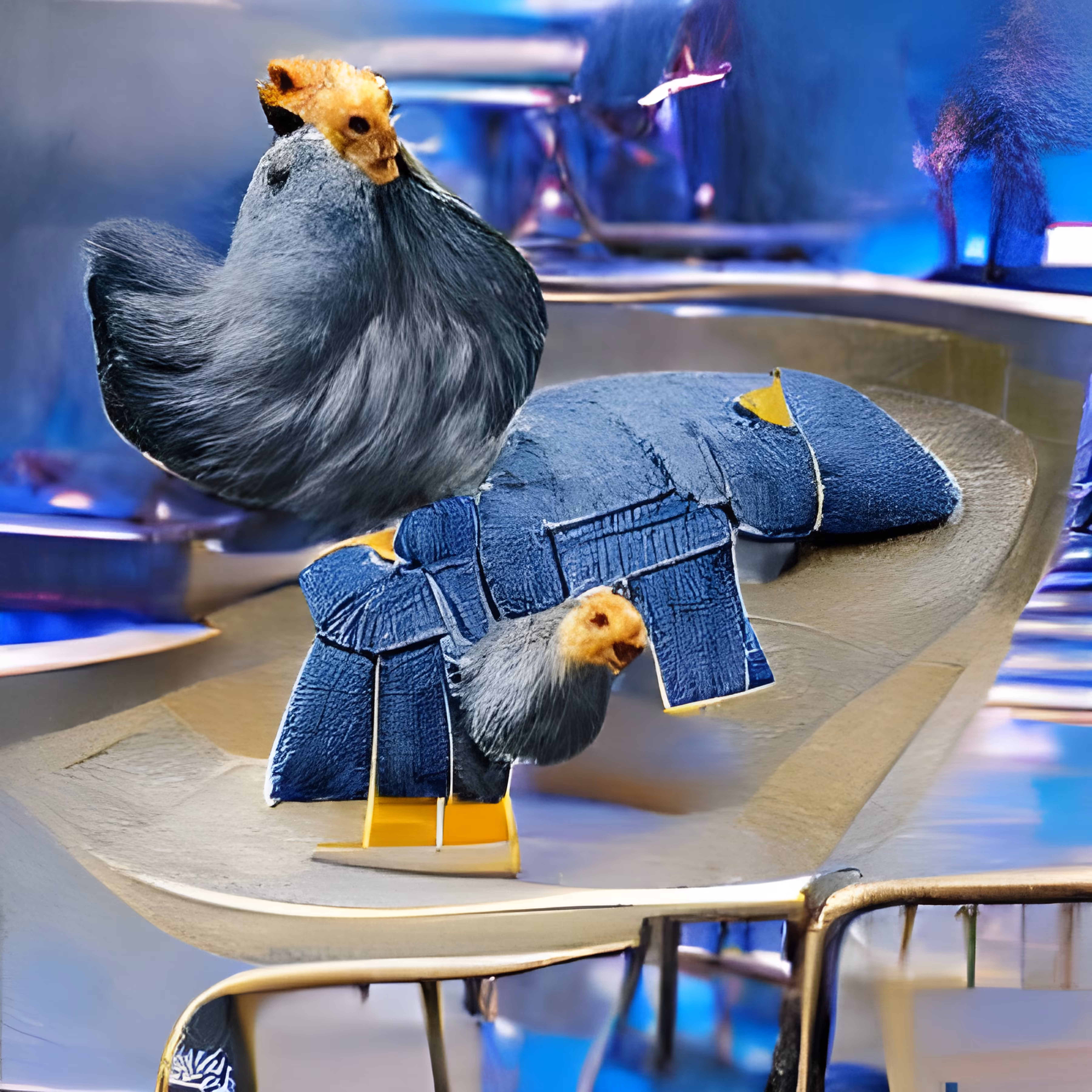 Denim Chicken