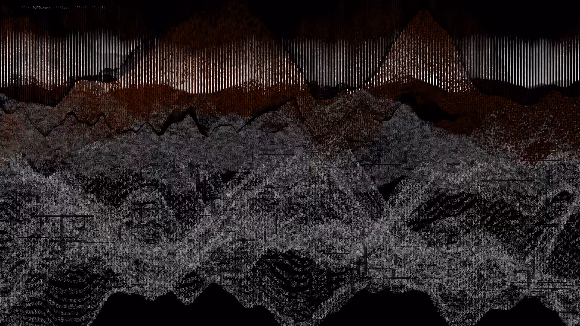 Pixel rain in a data landsacape #69