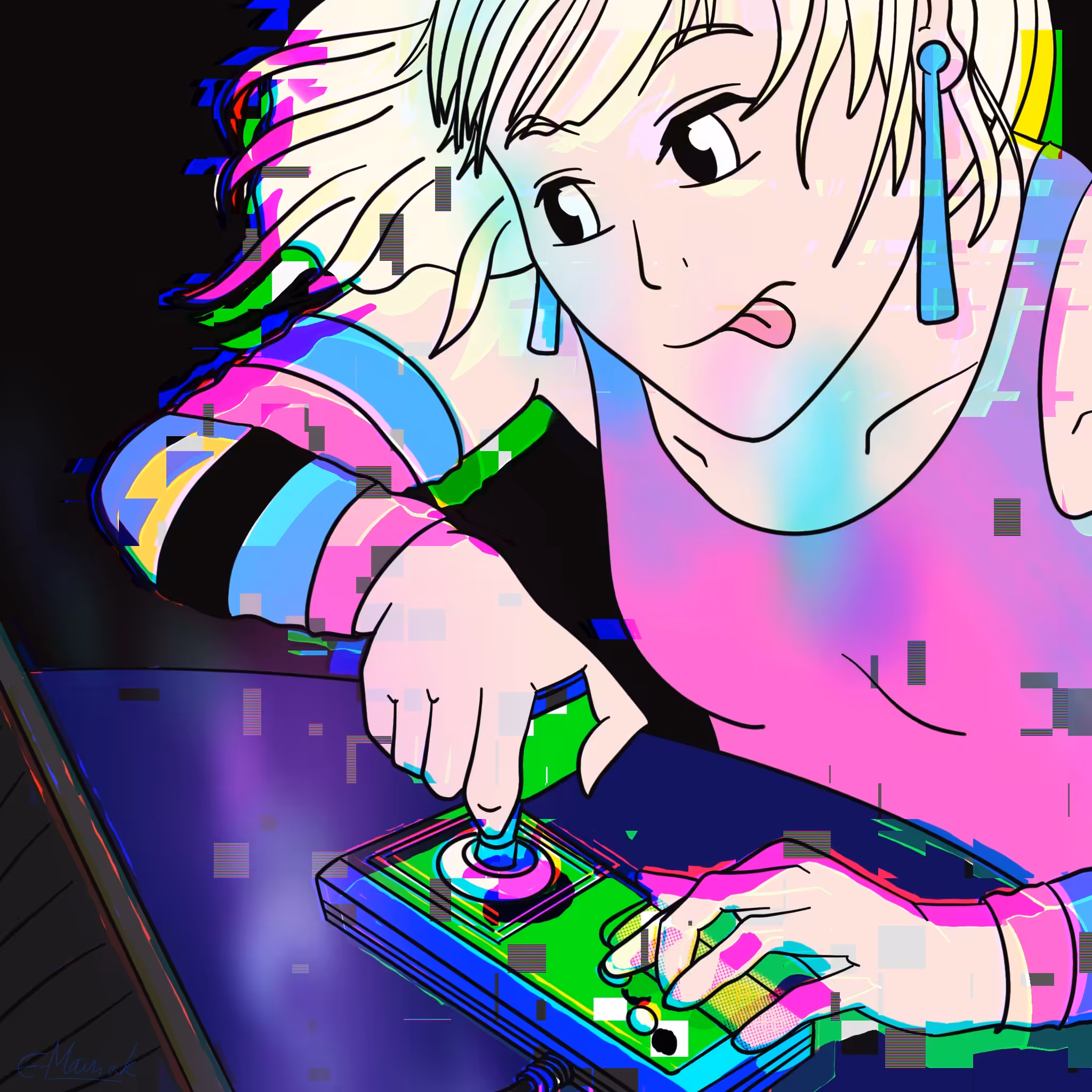 Control Stick Girl