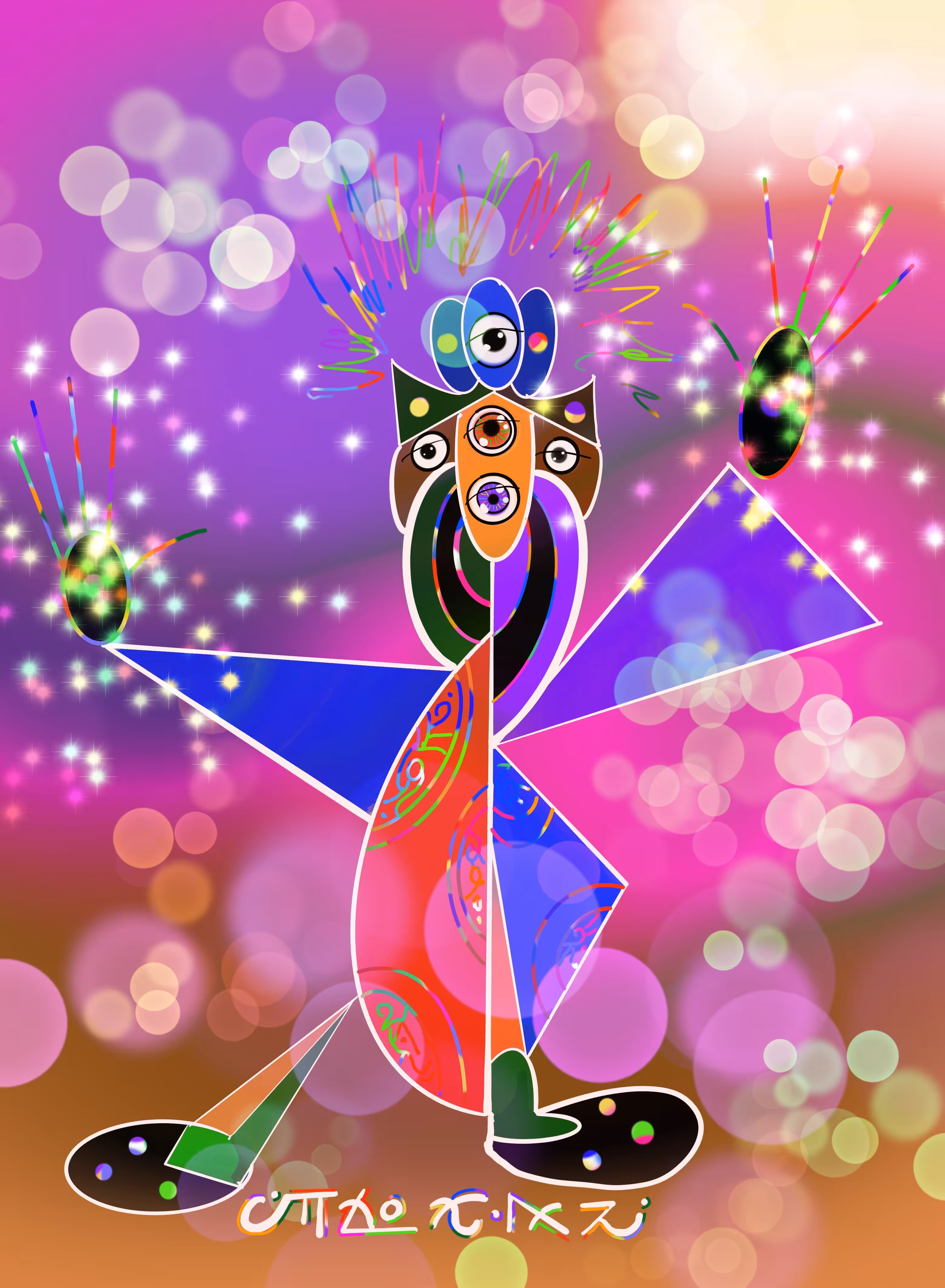 Bodhisattva Dizang is Exerting His Great Wish-Fulfilling Palms