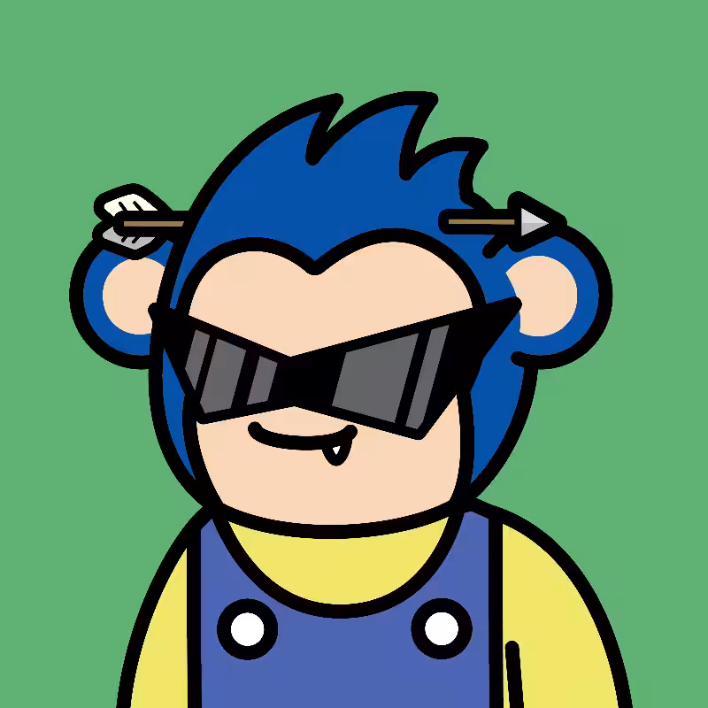 Blue Monkey #9