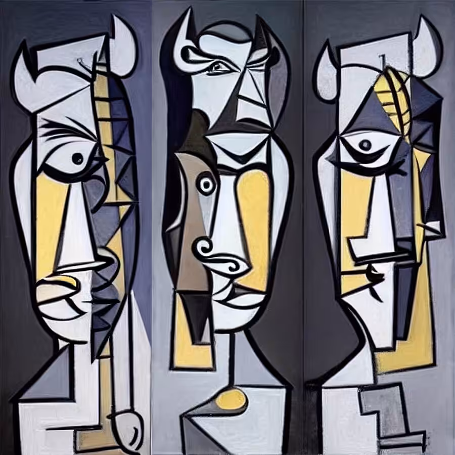 Cubism Bulls #10