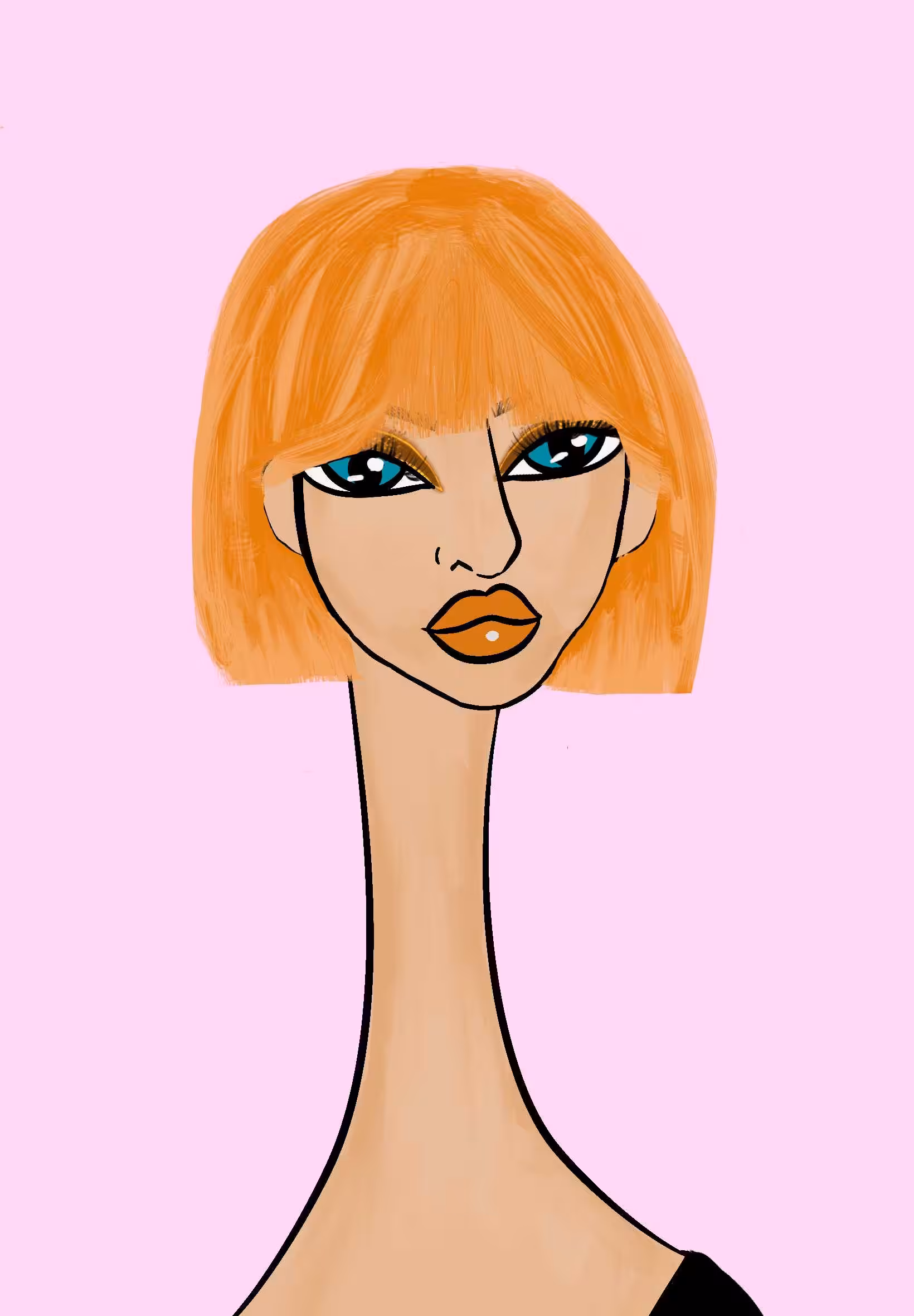 Long Neckie Lady #233