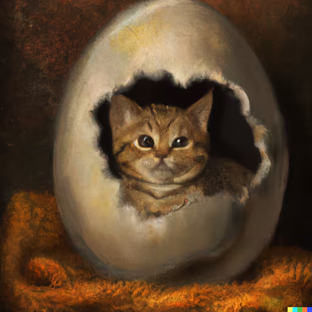 Behold, a Cat is Hatched
