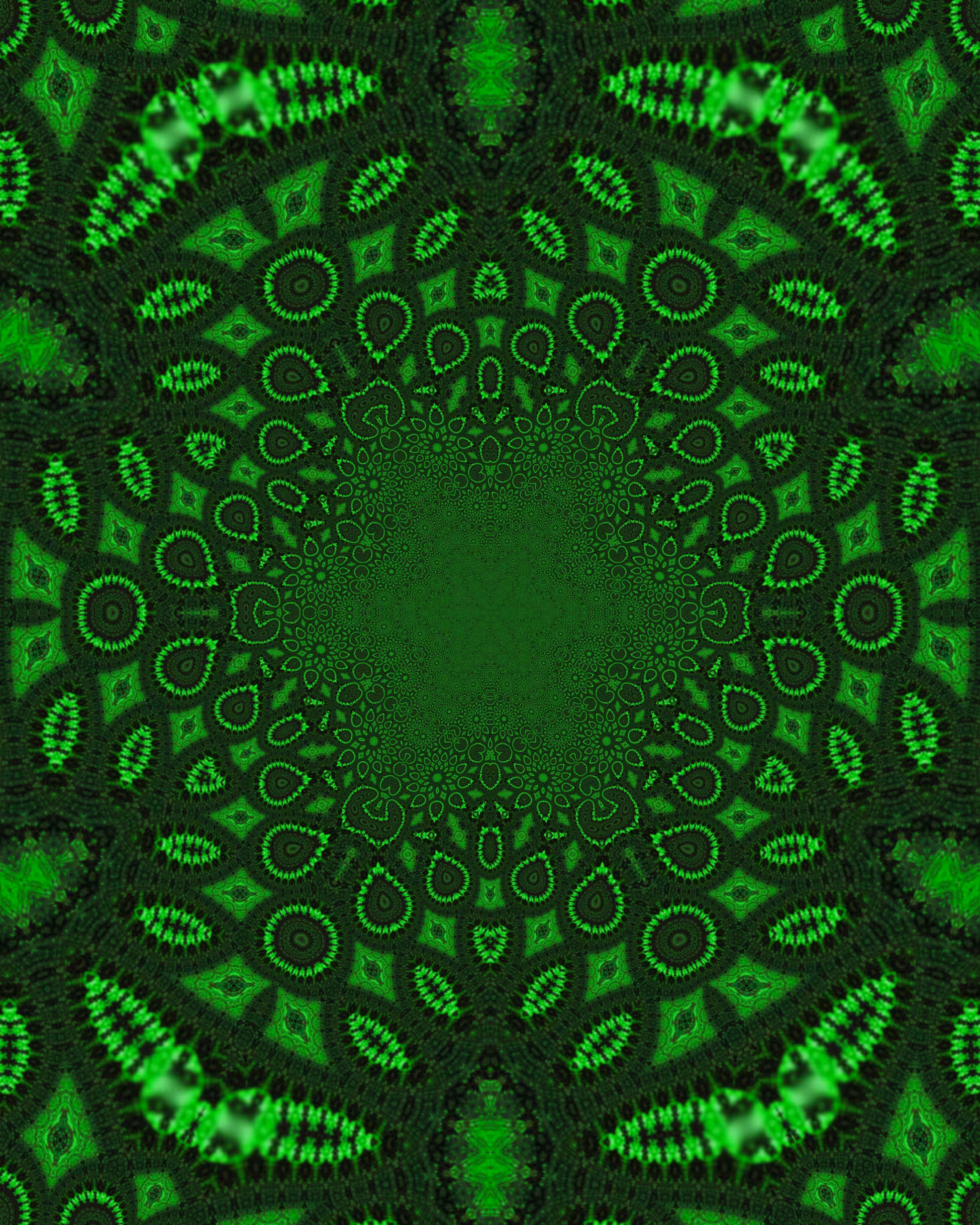 Green Flowers  