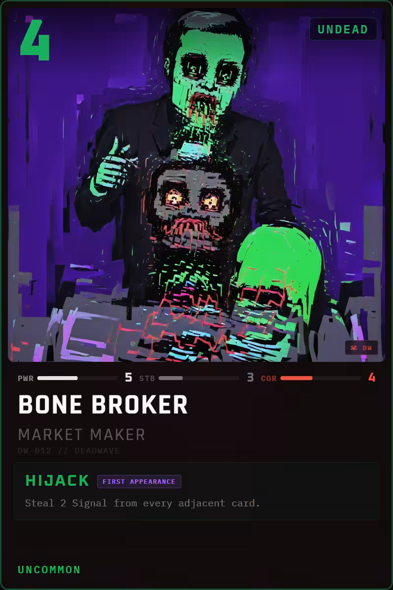 Bone Broker — Market Maker