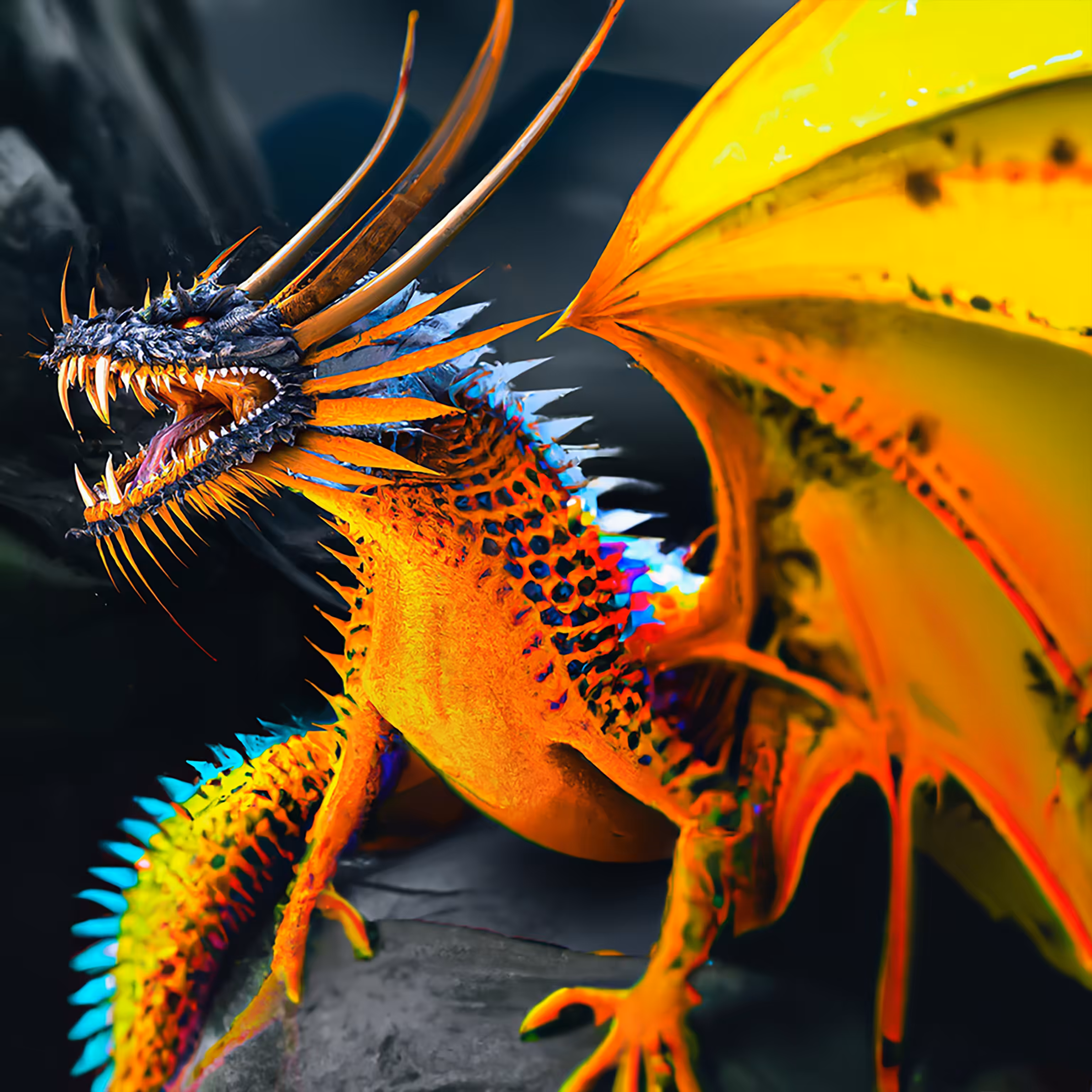Yellow Neo Dragon