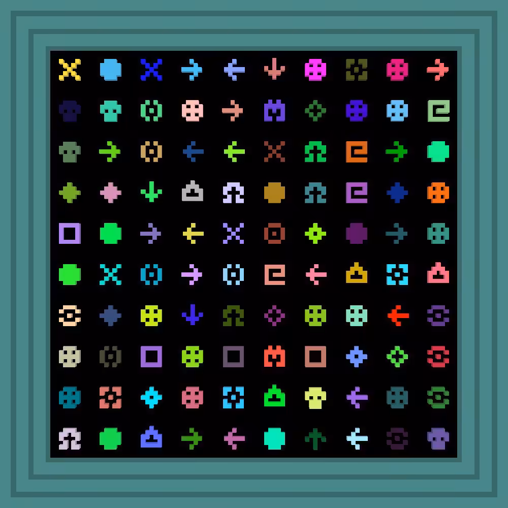 Bitcoin :: Procedural Symbols #182/1000