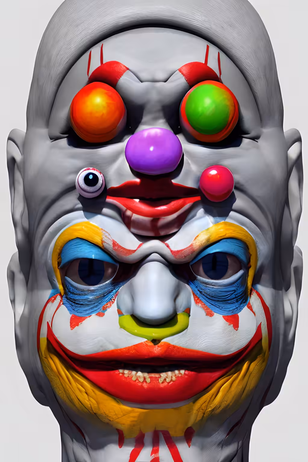 Distorted Faces: Distorted Face #36