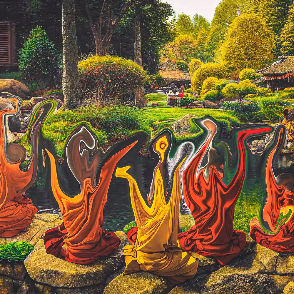 Flowing Of The Sacred Energy