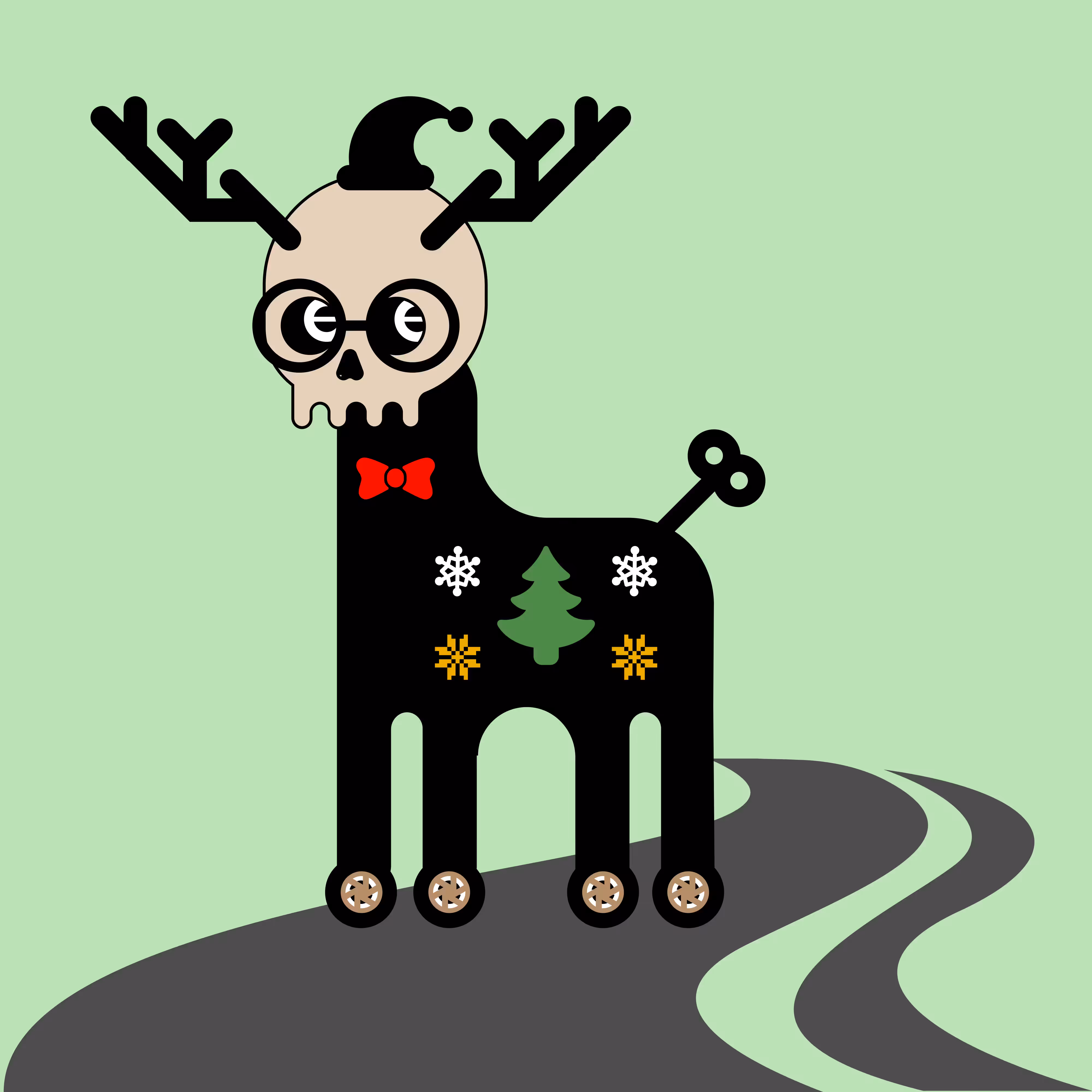 Adam in Christmas Costume