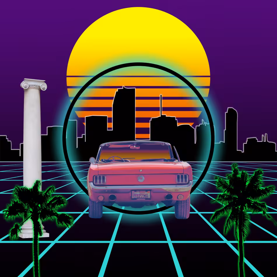 S Y N T H W A V E Nightlife Generator #18