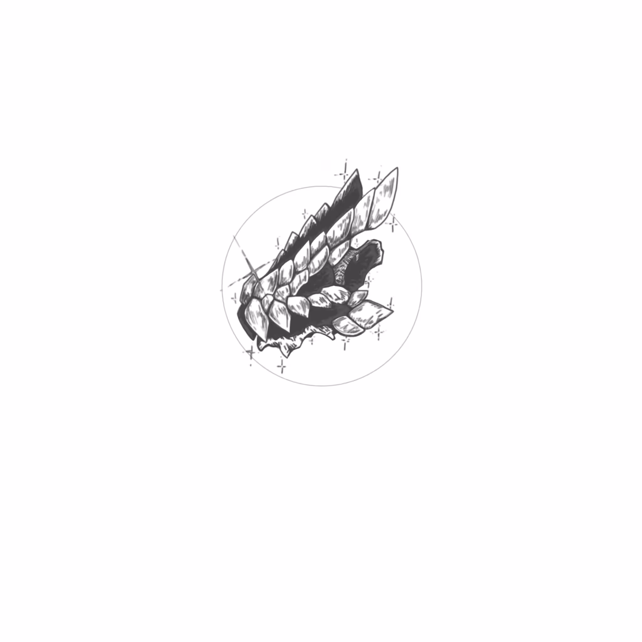 #001 DRAGON SKULL