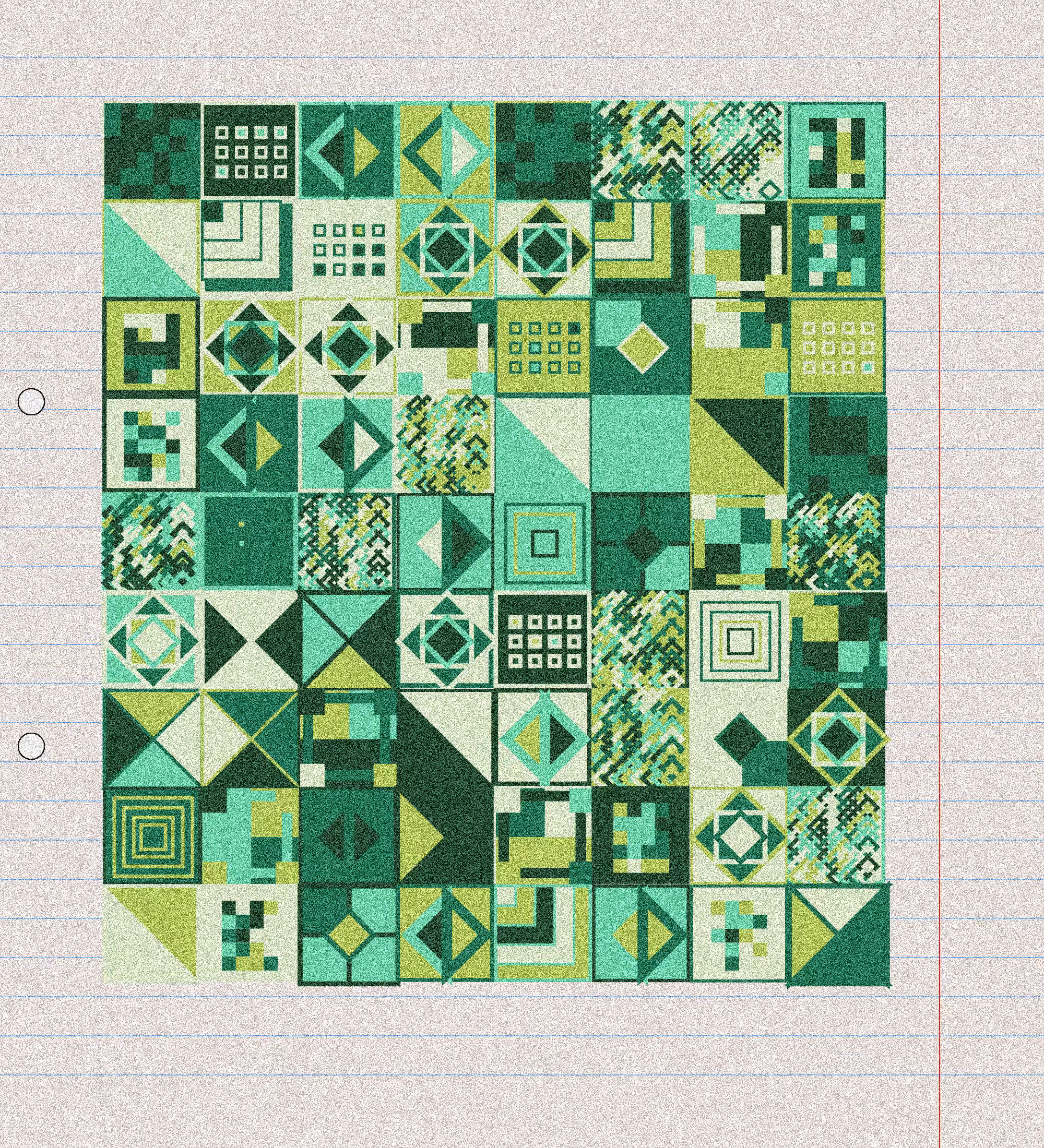 sketchbook page 8: annoying grid #1