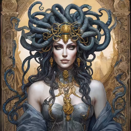 Title: "Medusa's Gaze"
