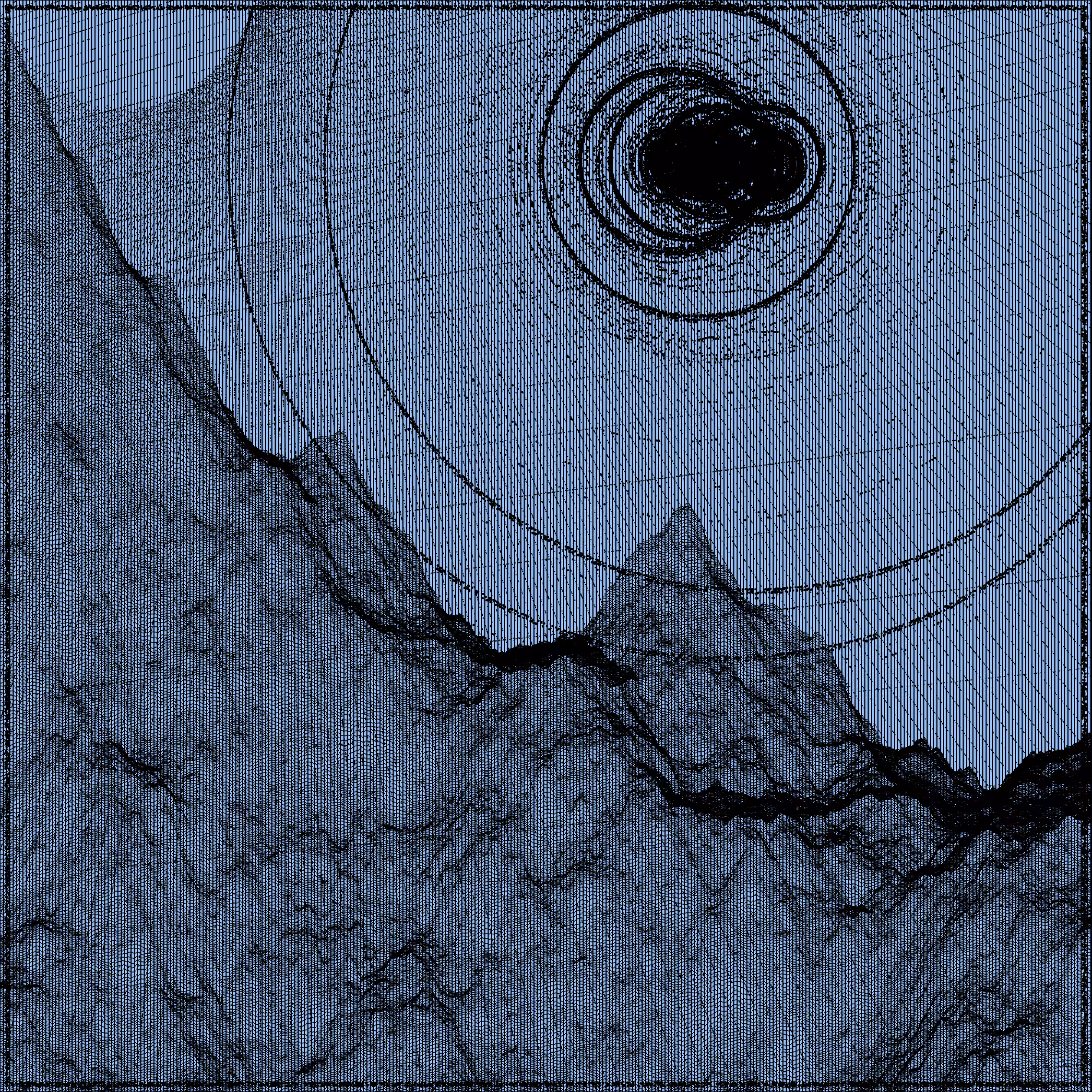 Surreal classic generative landscape #8