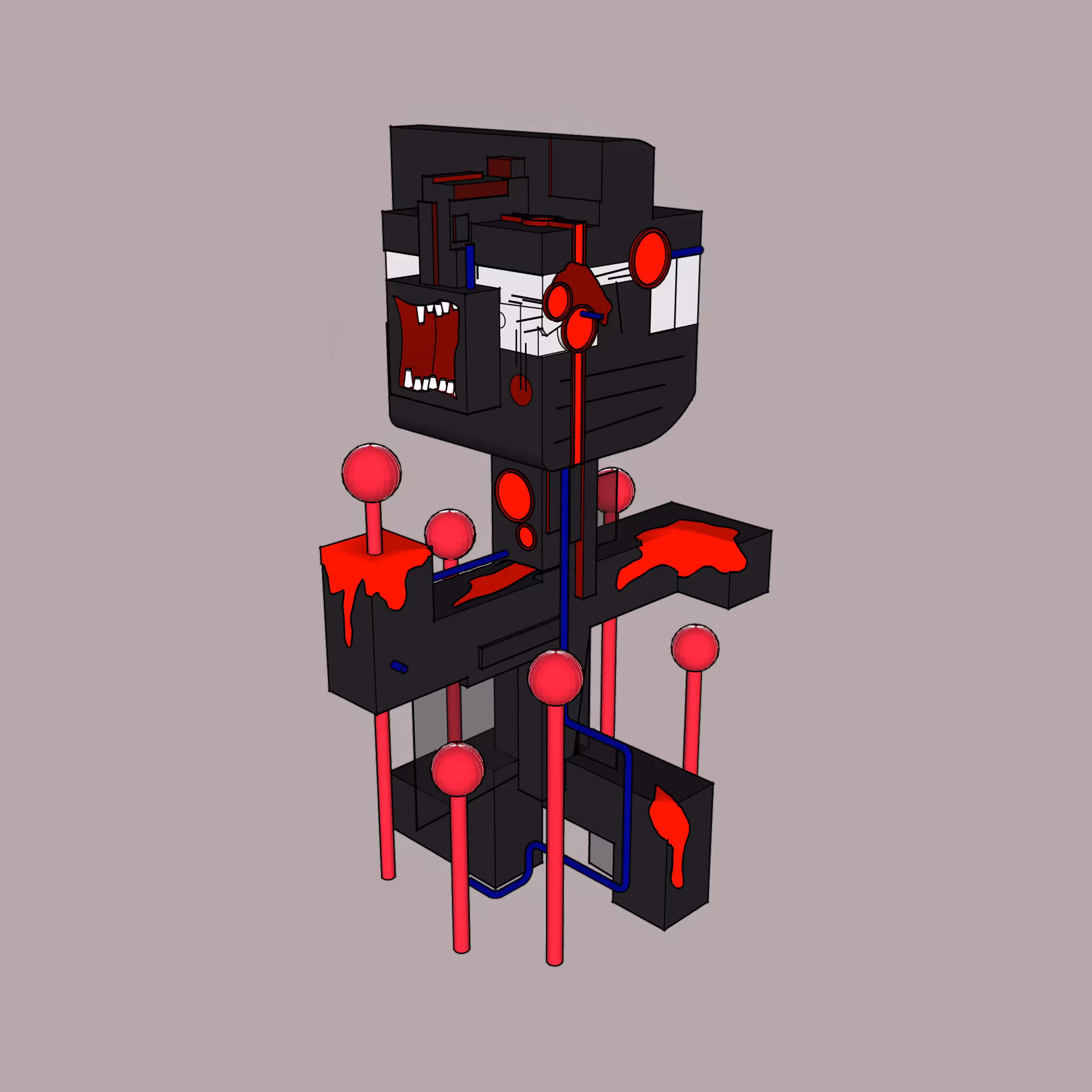 BrickBeads #6012 - NightmareTear