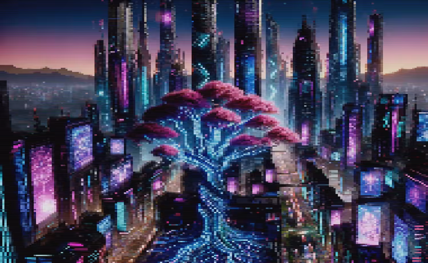 PIXEL FAEPORWAVE - THE ENDLESS CITY
