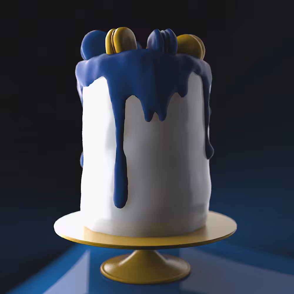 Milanga Galactica #100HEN Cake