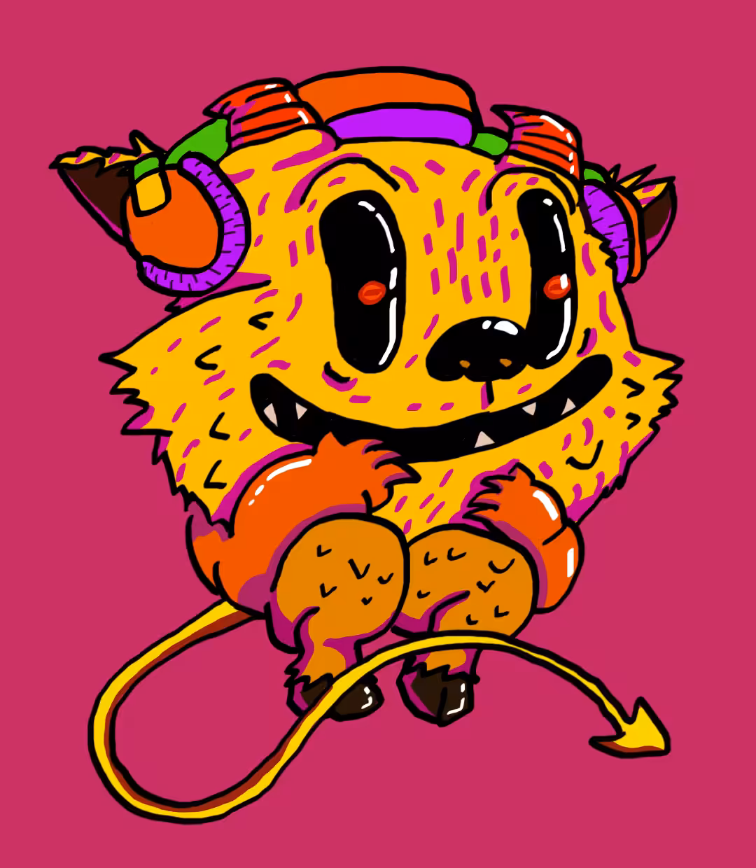 BABY SATAN #2 headphones satan