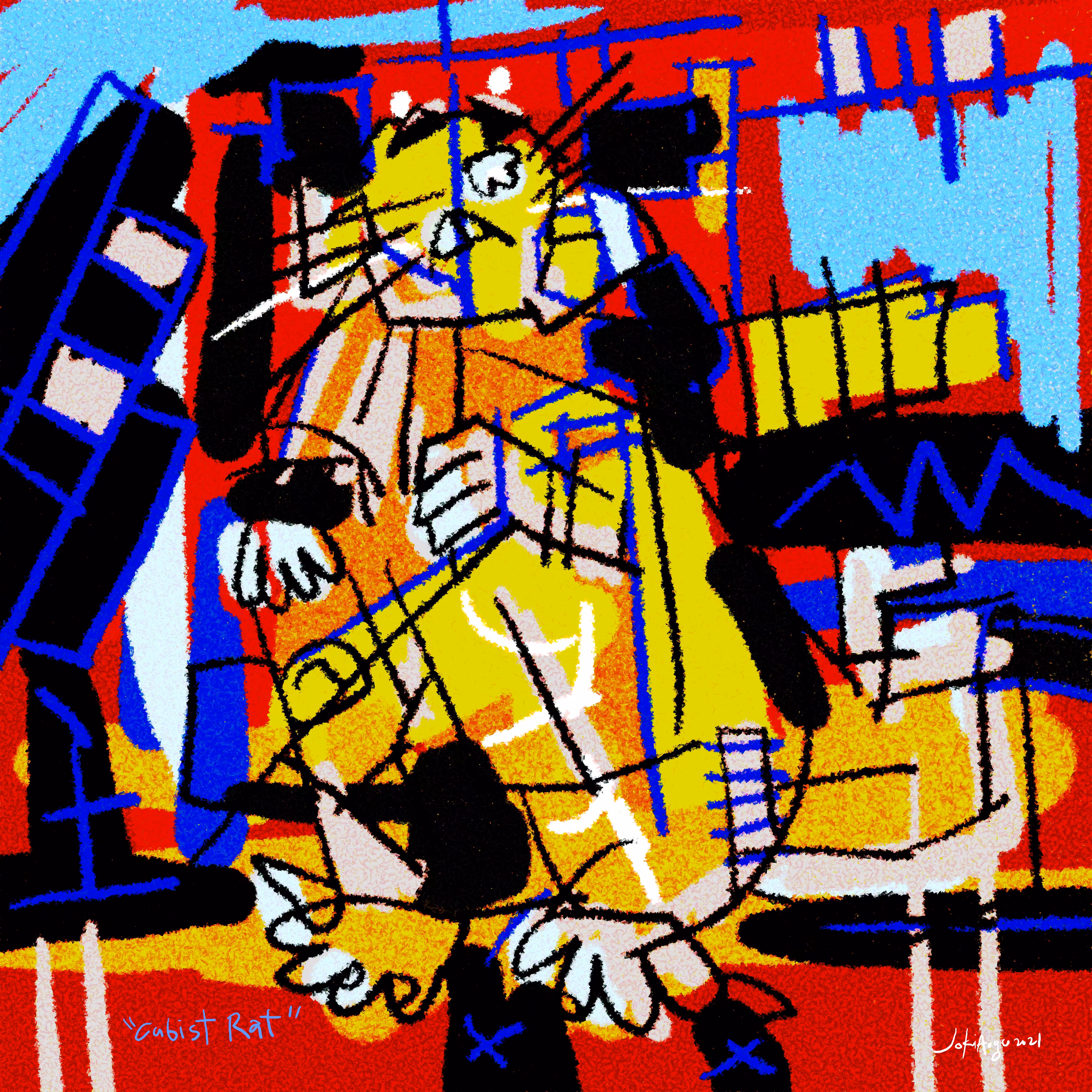 cubist rat