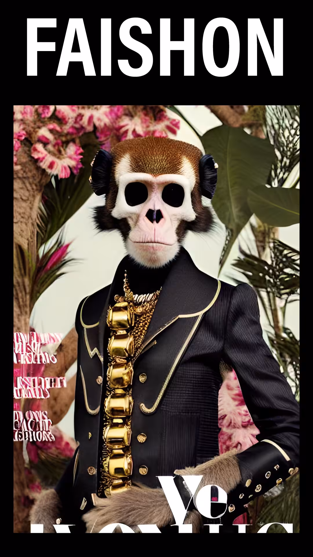 FAISHON 32 - AI Fashion Magazine Cover